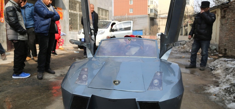 Milyen Lamborghinit épít unokájának egy kínai nagypapa?