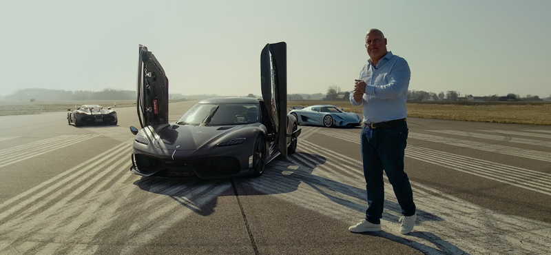 Így muzsikál a svéd Koenigsegg 1700 lóerős háromhengeres autója