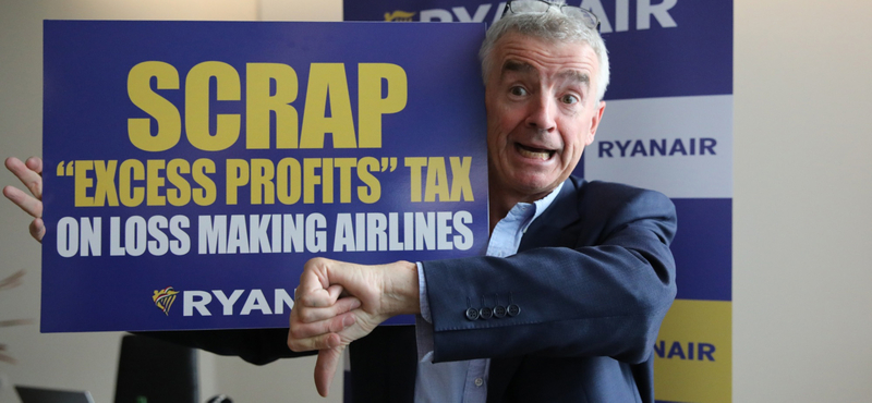 Michael O'Leary: A magyar kormánynak biztos helye van a legidiótább politikusok toplistáján