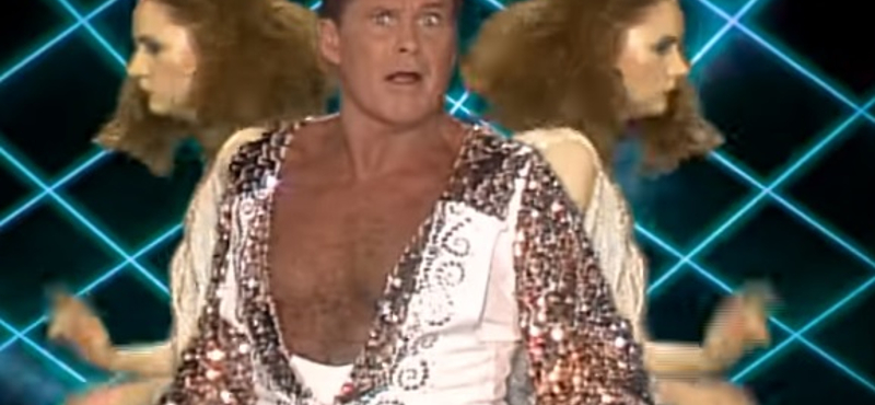 Nincsenek szavak: David Hasselhoff is feltűnik a retródiszkós klipben