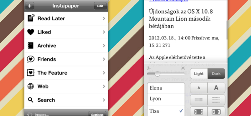 Megjelent az Instapaper 4.1 iOS-re! Csupa hasznos újdonsággal!