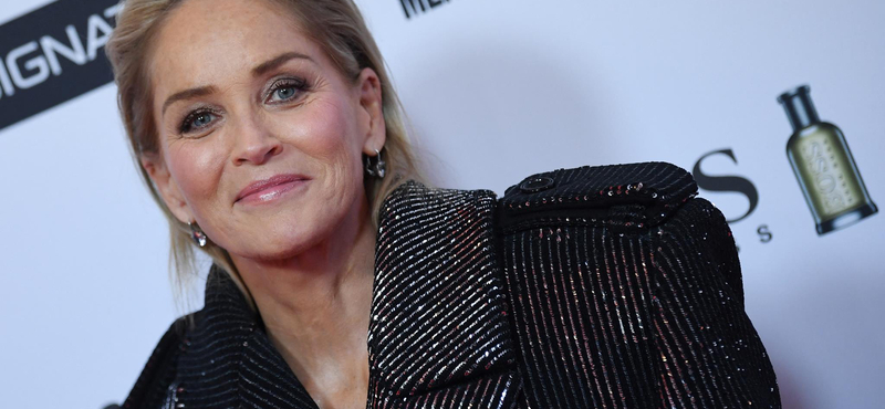 Sharon Stone fent van Tinderen