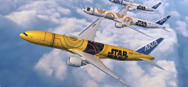 A Star Wars C-3PO-jára festenek át egy utasszállító repülőt – videó