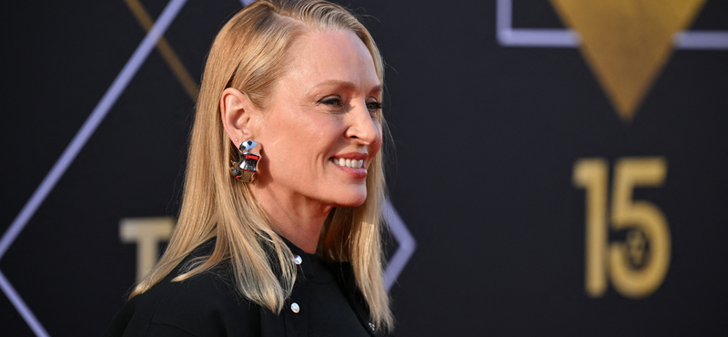 Egy budai edzőteremben gyúrt Uma Thurman