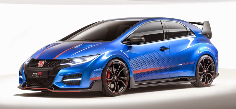 Gyártásközeli Civic Type R-t visz Párizsba a Honda