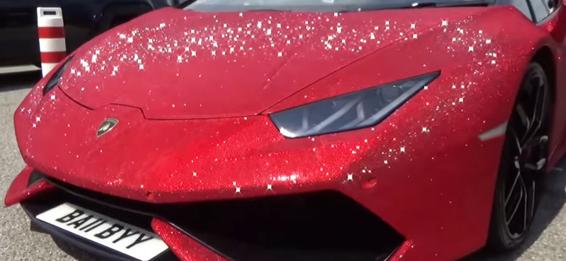 Videón a csillogó Lamborghini, amit még Vajna Tímea is megirigyelhet