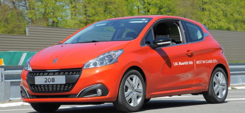 Új fogyasztási rekordot állított fel egy Peugeot 208-as