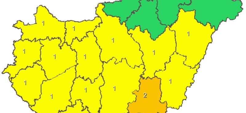 Citrom- és narancssárga figyelmeztetést adtak ki a forróság miatt, akár 36 fok is lehet kedden az ország egyes részein