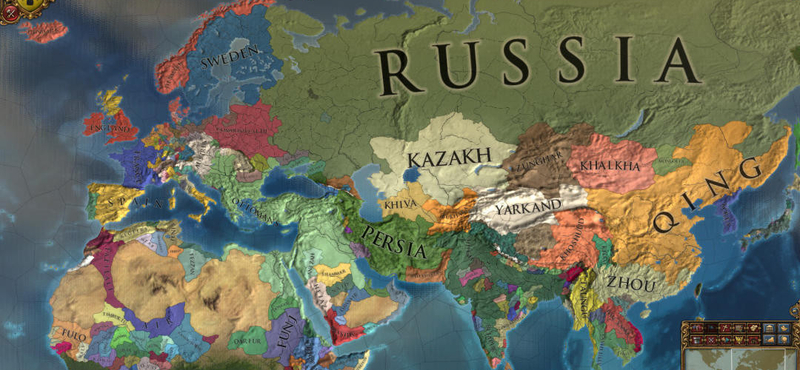 Felháborodást váltott ki az Europa Universalis 4 videójáték új frissítése, melyben Oroszország meghódítja Európát