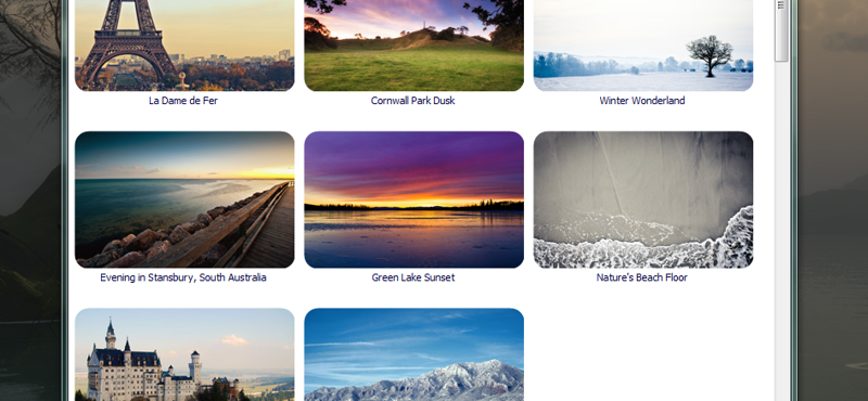 Több mint 300 HD háttérkép automatikus letöltése és cseréje a Windowsban