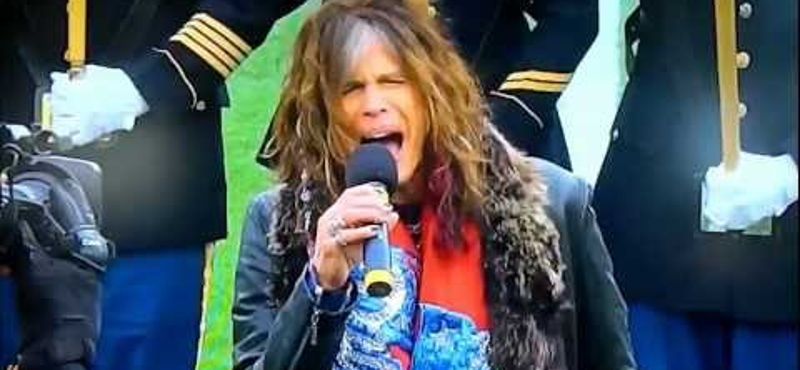 Videó: Steven Tyler himnuszbakija