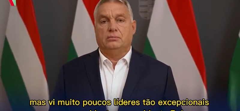 Az újrainduló brazil elnök Bolsonarónak kampányol Orbán Viktor – videó