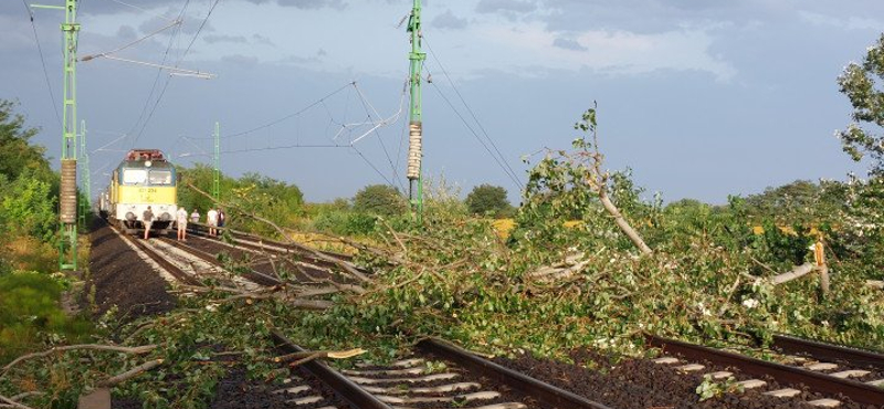 Visszakapják a vonatjegyek árát a péntek esti viharban a székesfehérvári vonalon elakadt utazók