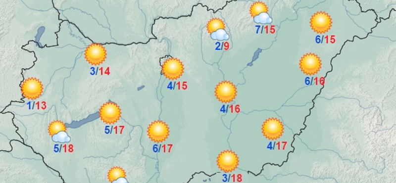 Ne dőljünk be a hétfői szép időnek, jövő héten is hideg lesz