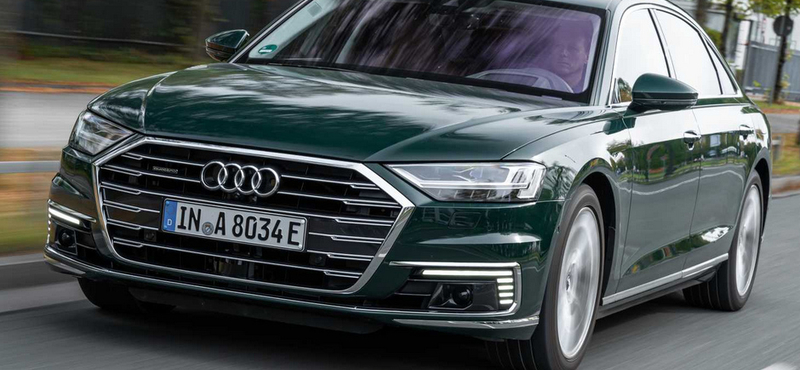40 kilométer elektromosan, ezt tudja a legújabb Audi A8