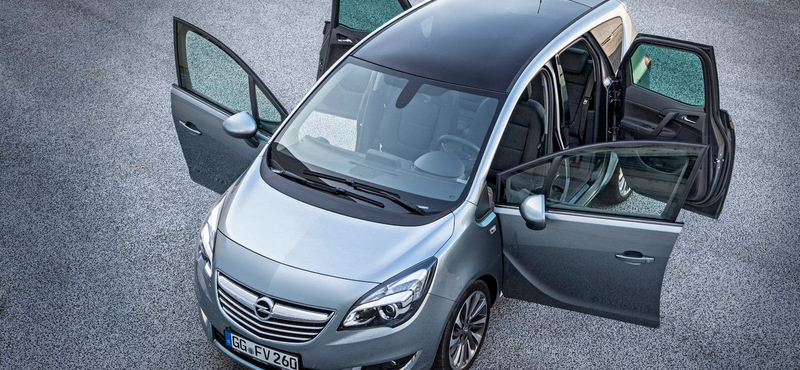 Kicsi krómmal és új motorokkal frissült az Opel Meriva