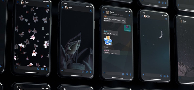 Mozgó matricákkal és személyre szabható hátterekkel bővült a WhatsApp