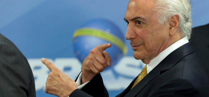 Őrizetbe vették Michel Temer volt brazil elnököt korrupció gyanújával