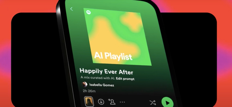 Dalkérős funkció jött a Spotifyba, a mesterséges intelligencia teljesíti a kívánságot