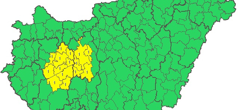 Riasztást adtak ki, jön a szél, eső, jég és hó – térkép