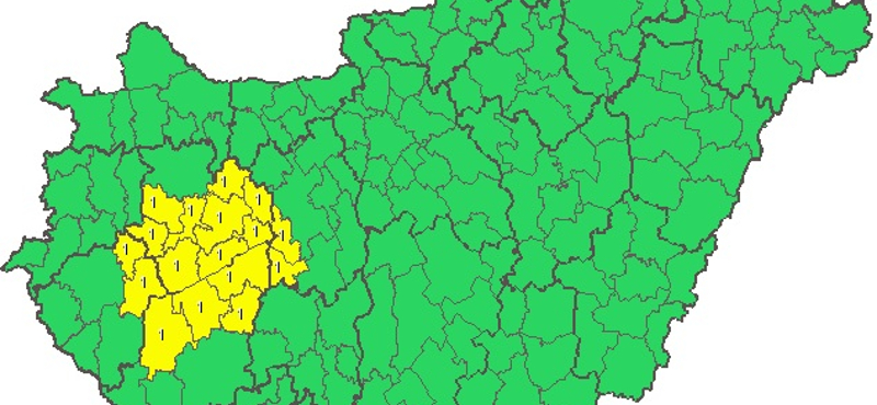 Riasztást adtak ki a Balaton körül – térkép