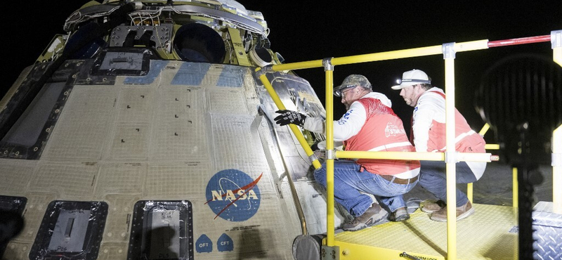 Legénység nélkül visszatért a Starliner a Földre - videó