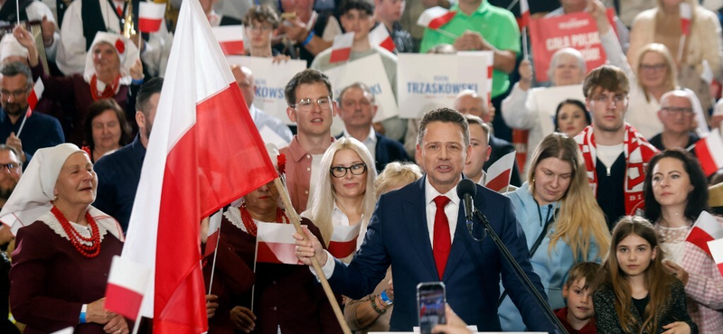 Donald Tusk jelöltjének győzelmét valószínűsítik az első exit pollok a lengyel elnökválasztás után