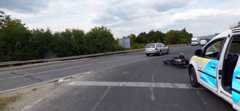 Fél liter vodka után ült motorra, álltában dőlt fel az úton