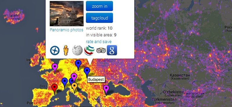 Budapest felkerült a Google Maps fotós toplistájára – térkép