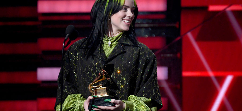 Billie Eilish tarolta le a Grammy-díjkiosztót