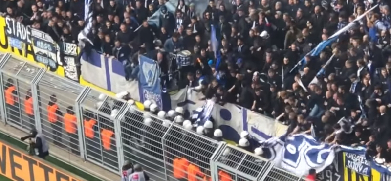 Videó: Rendőrt vertek, botrányosan viselkedtek a Hertha-szurkolók Dortmundban