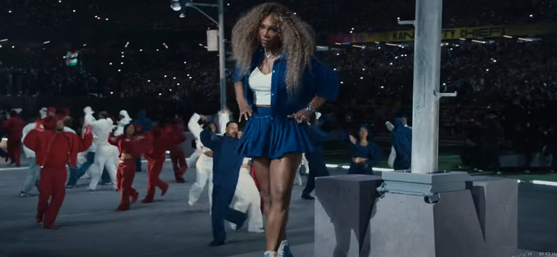 Kiderült, miért táncolt a Super Bowl félidei show-jában Serena Williams – videó