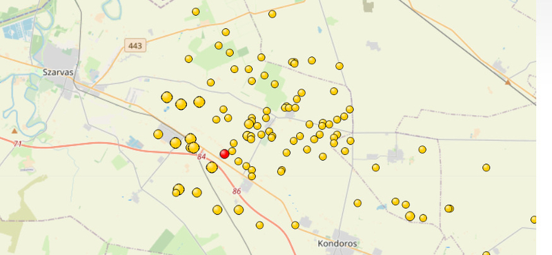 Újra földrengés volt Békés megyében