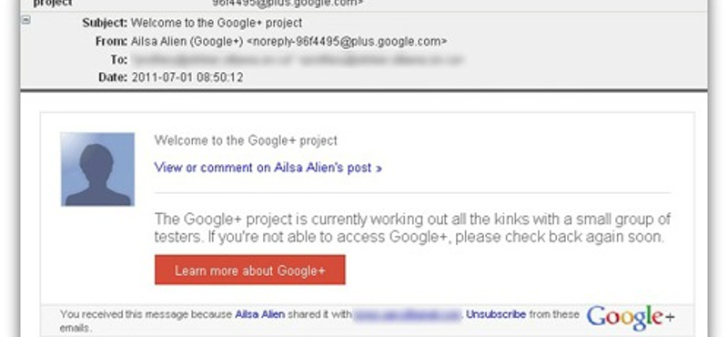 Hamis Google+ meghívóval próbálkoznak a spammerek