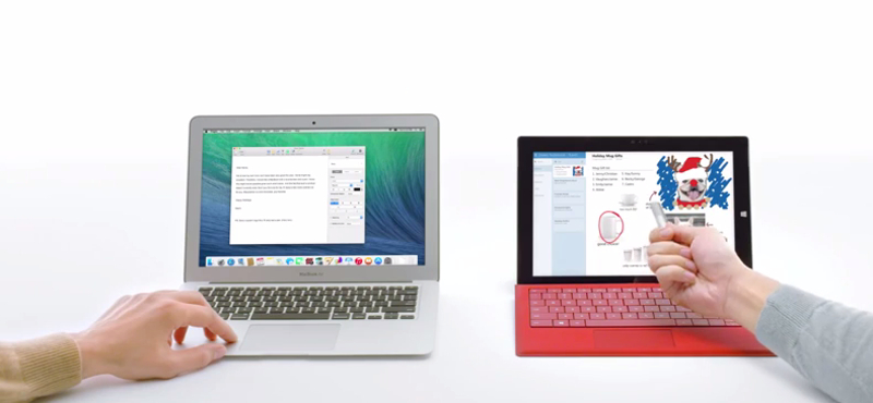 Mit gondol? Tényleg jobb a MS Surface Pro 3, mint a MacBook Air?