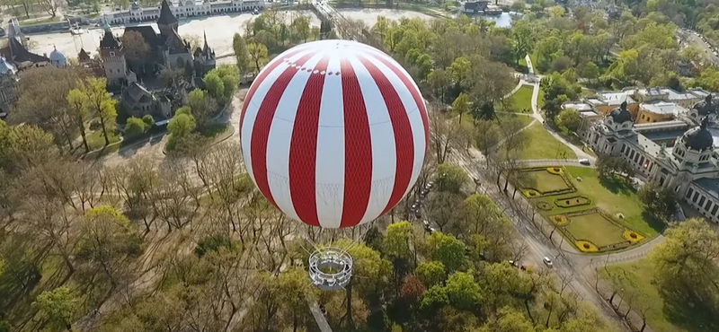 Videó: Kipróbáltuk a városligeti léggömböt, amire vasárnaptól bárki felszállhat