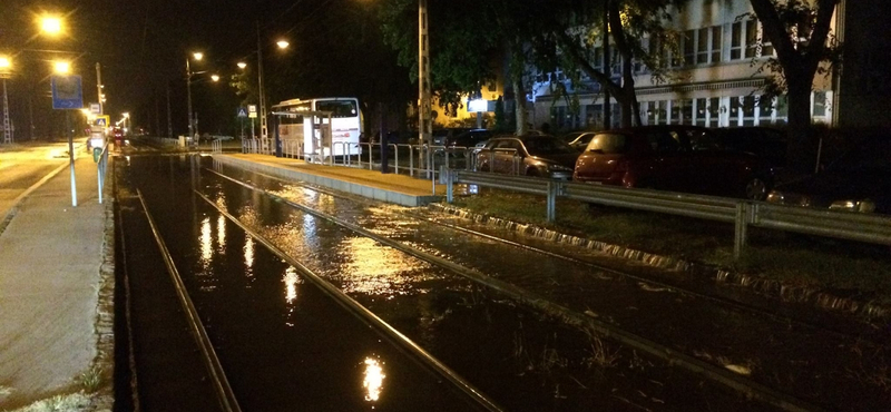 Csőtörés miatt nem járnak a villamosok Zuglóban