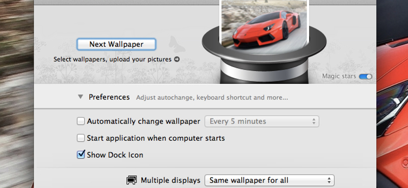 Háttérképek letöltése és cseréje automatikusan, OS X alatt