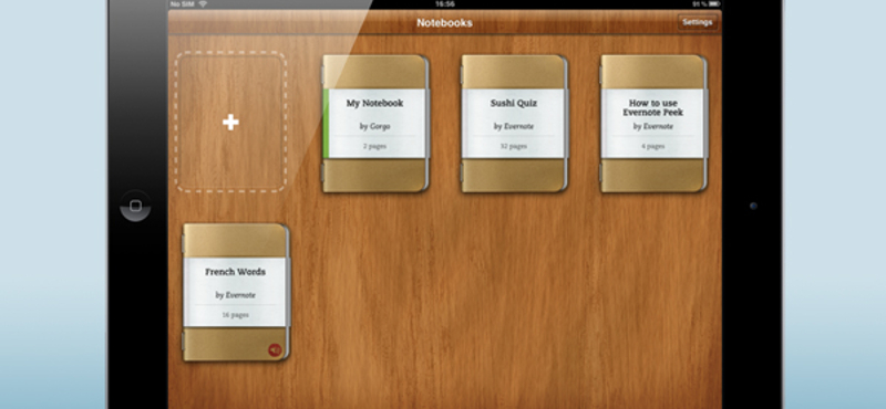 Virtuális Smart Covert kapott az Evernote Peek. Immár bármilyen iPaden játszhatunk!