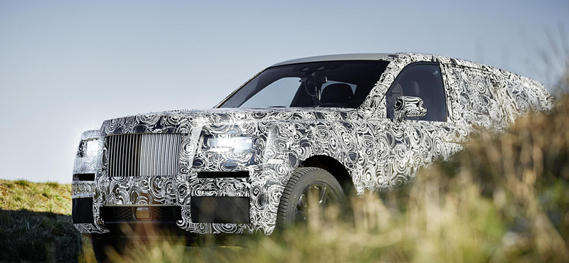 A szabadidő-autók türannosza lesz a Rolls-Royce Cullinan