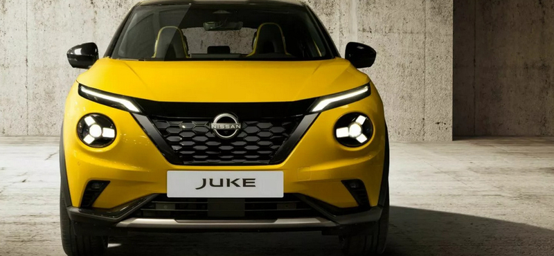 Rikító sárga színnel debütált a megújult Nissan Juke