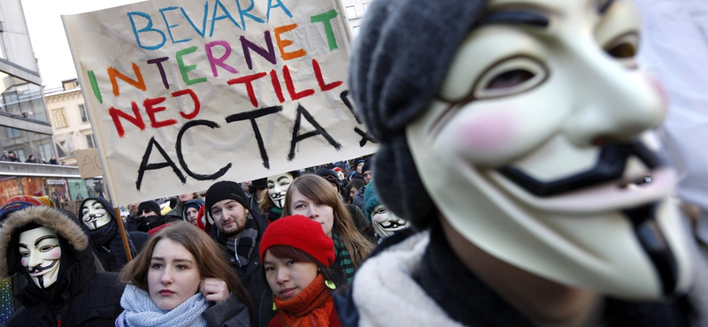 Szombaton négytől tüntetnek a magyarok az ACTA ellen