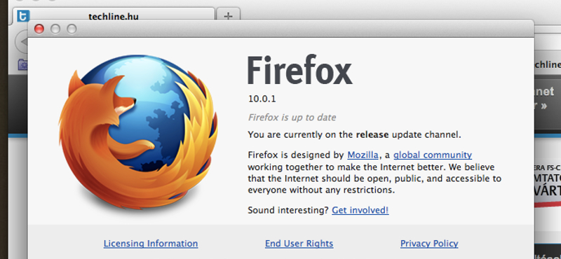 Letölthető a Firefox 10.0.1-es frissítése