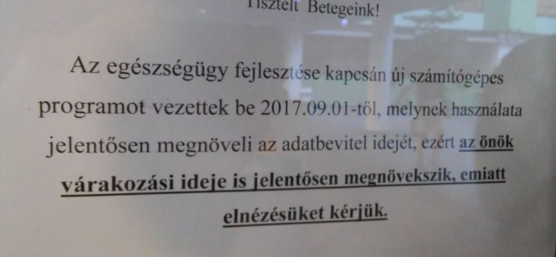 Érti ezt? Informatikai fejlesztés miatt kell többet várniuk a betegeknek