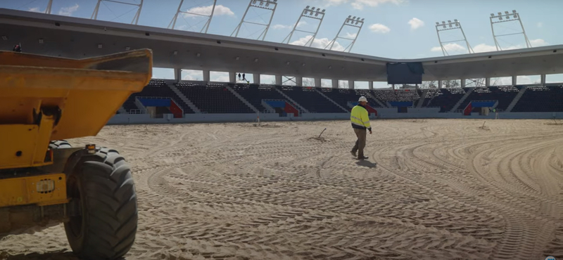 Videó: Már majdnem készen van az NB I.-be feljutott Nyíregyháza közel 20 milliárd forintos stadionja