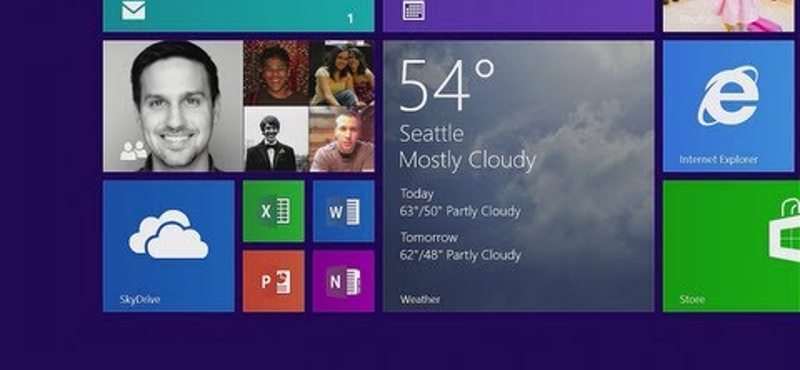 Új videón a már letölthető Windows 8.1