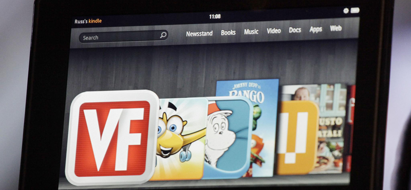iPad vetélytárs érkezik: Amazon Kindle Fire