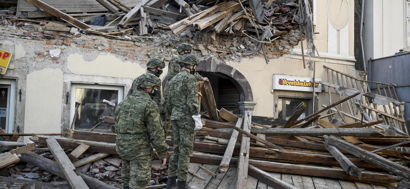 Már hét halálos áldozata van a horvátországi földrengésnek