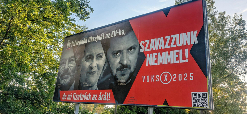 Szélesvásznú ukránozás: új óriásplakátokon riogat a kormánypropaganda