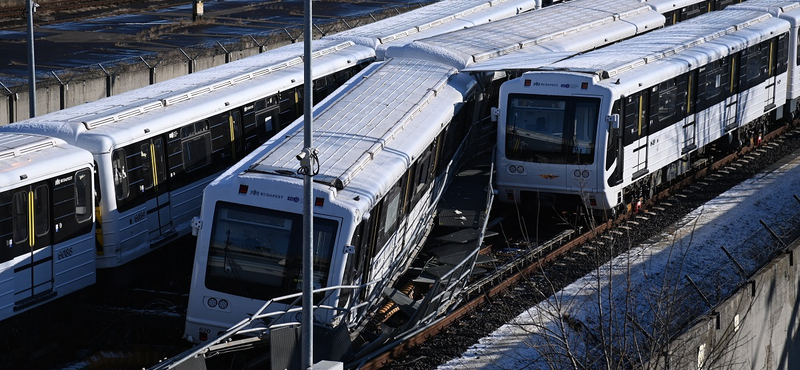 Képeken a kőbánya-kispesti metróütközés